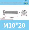 304 Stainless Steel Pan Head Torx Machine Screw, GB2672, M2-M, Without Collar