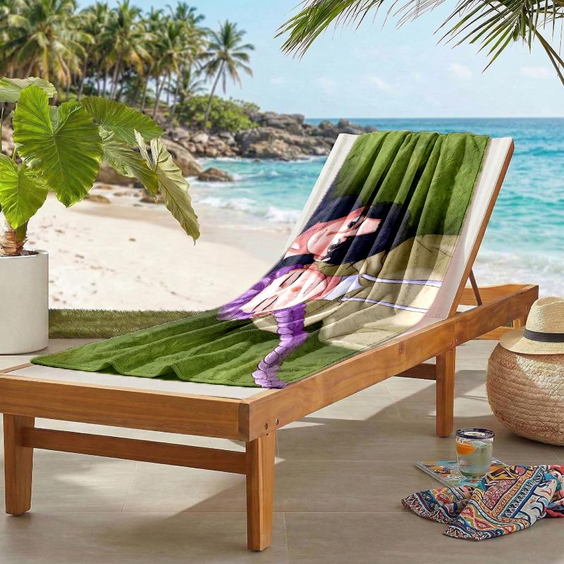 Kpop Hunter Fashion Beach Towel: Ideal for Summer Adventures Soft, Absorbent and Quick Drying Suitable for Swimming and Bathing