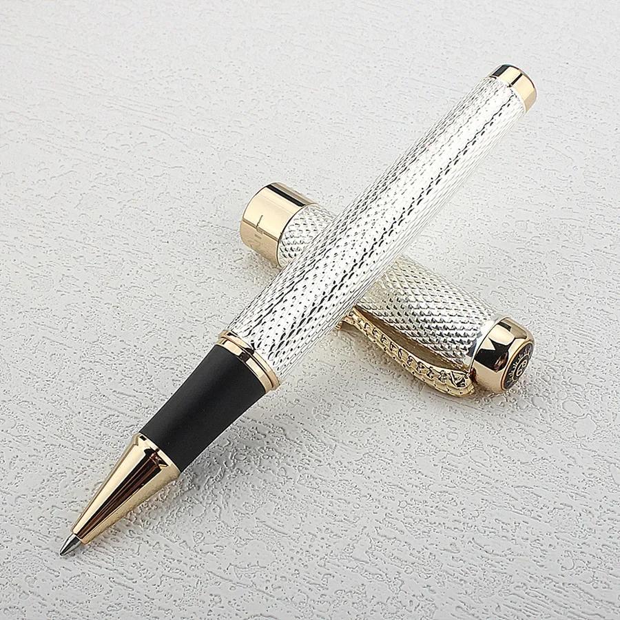 

Jinhao 1200 Metal Roller Ball Pen Set Box Ink Pens Gold/Silver Business Office School Supplies Ballpoint Pen