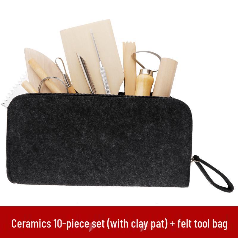 Zestaw narzędzi do rzeźbienia w glinie—Glinka olejowa, plastikowe nożyki do figurek DIY z gliny polimerowej i rzeźbienia w ceramice