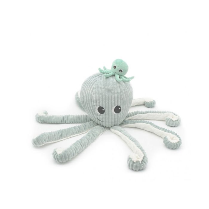 Les Déglingos - Peluche Ptipotos Pieuvre Mint Filou - GLOBE TROTOYS