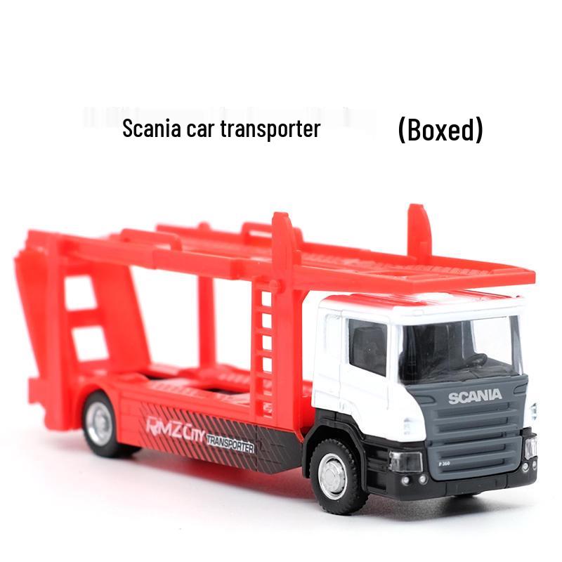 Ma Ke Da Alloy Car Model: Fire Truck, Tanker, Mixer, Garbage, Cement, Transport Vehicles