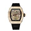 TIME100 Automatic Skeleton Watch, Rose Gold