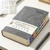 2027 A5 English Schedule Planning Notebook Efficiency Agenda Planner Notepad Ideal Gift for Students Colleagues Business Partners