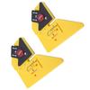 2pcs Trim Carpentry Aid Practical Portable Decorative Trim Bevel Cutting Guide Auxiliary Tool