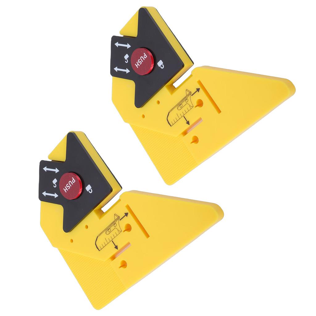 2pcs Trim Carpentry Aid Practical Portable Decorative Trim Bevel Cutting Guide Auxiliary Tool