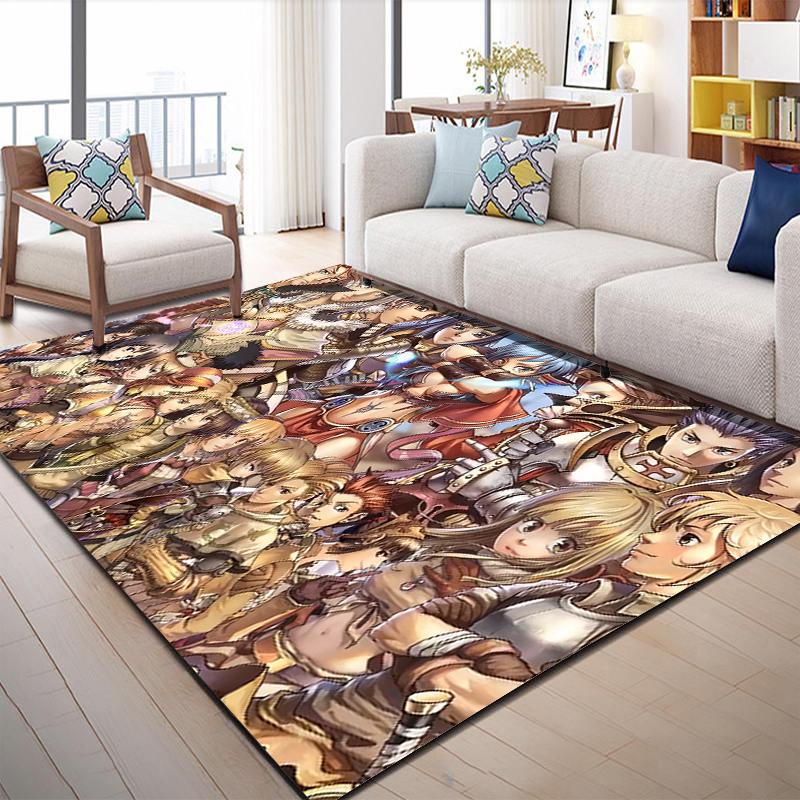 Games Ragnarok Online Carpet Kitchen MatEntrance Doormat Bedroom Floor Decoration Living Room Carpet Bathroom Anti-slip rugs