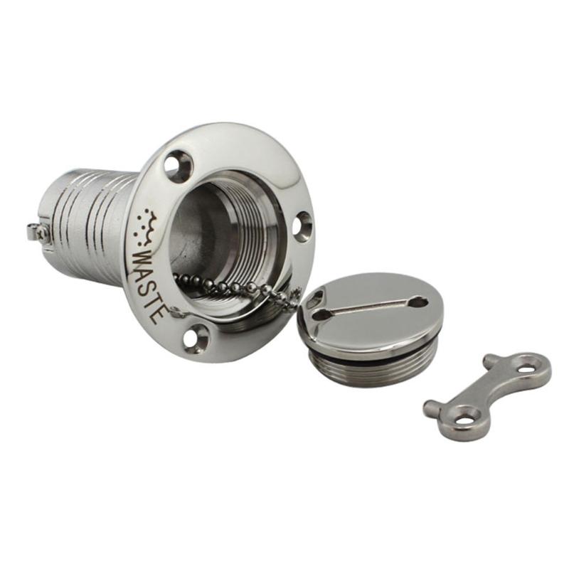 Marine Hardware 316 Edelstahl Deckseinfüllstutzen Einfüllstutzen Kraftstoff Benzin Diesel Wasser Abfall Kappen Zubehör Yacht