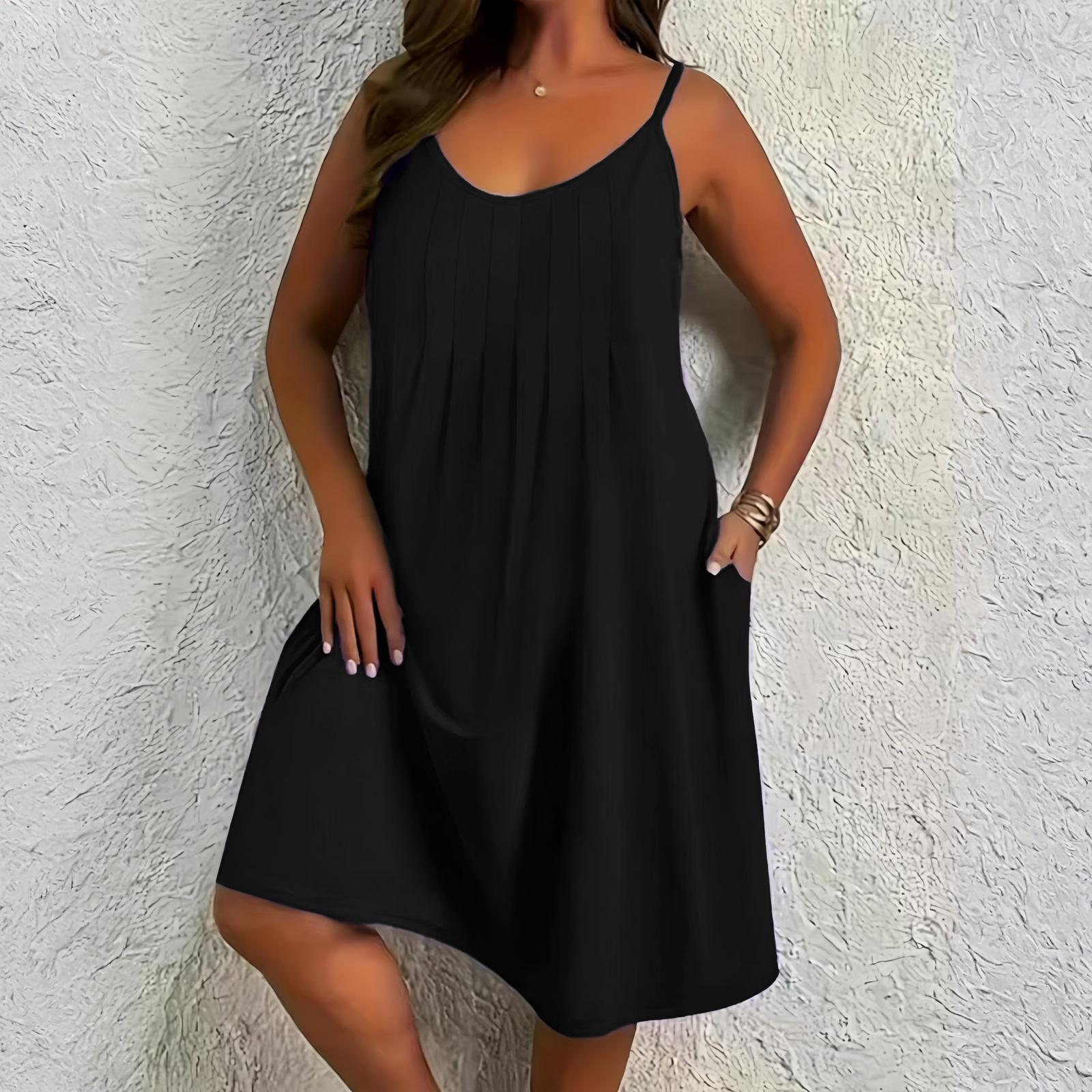

Women s Summer Casual Festive Dresses For Women Wedding Guest Bridesmaid Dresses Party Dress L чёрный