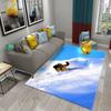 Ski Schneeberg Thema Teppich Kinder Erwachsene Winter Extremsport Bodenmatte für Wohnzimmer Schlafzimmer Badezimmer Eingang Rutschfester Teppich