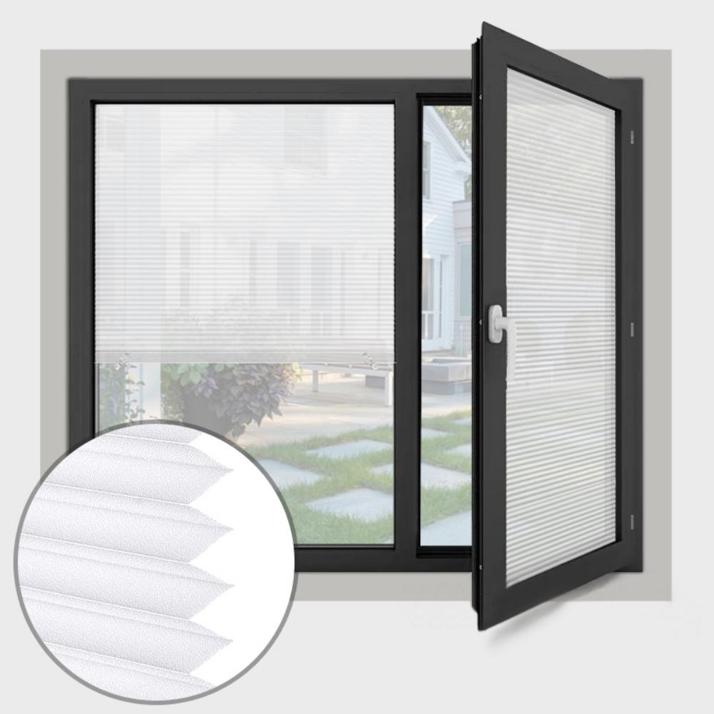 1pcs Semi-blackout Pleated Blinds Velcro Pleated Curtains