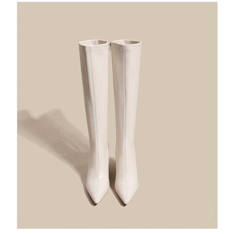

Fashion Pointed-toe Petite 2025 High-top New Knight High-top Fashion Slim Boots 39