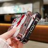 Fashion Cherry Pattern Electroplated AntiDrop Clear Phone Case For Samsung Galaxy S25 Ultra S24 S23 S22 S21 Plus FE Clear Cover