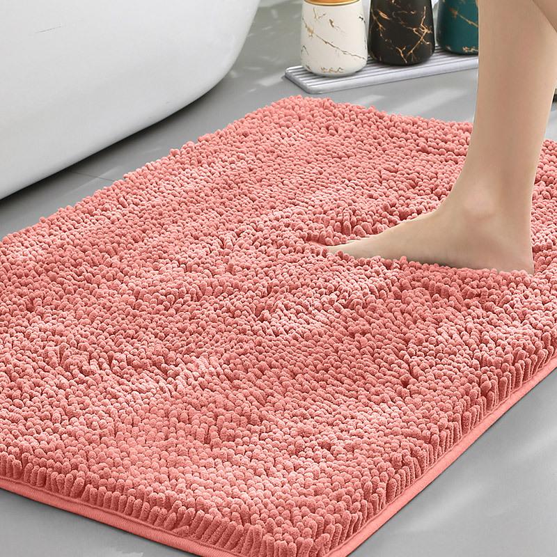 Chenier Teppich, Badezimmerbodenmatte, Rutschfester Teppich, Saugfähige Badematten
