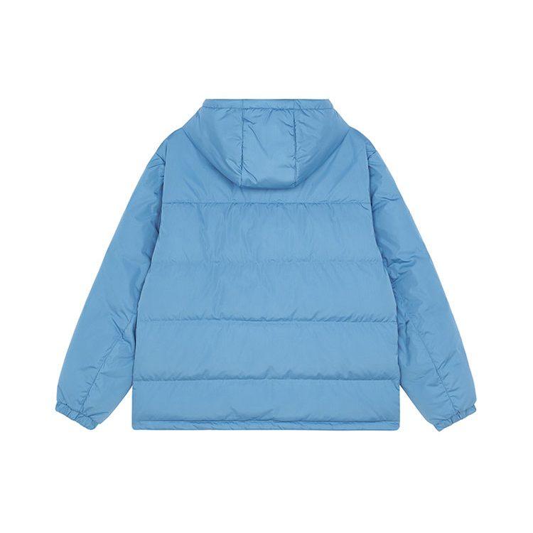 New Balance Down Jackets Men's Blue Hooded Moderate Other AMJ13333-WAB