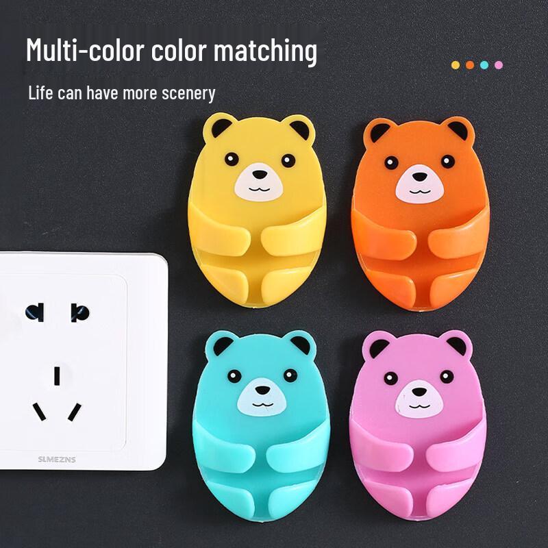 Multi-functional Adhesive Plug Hooks