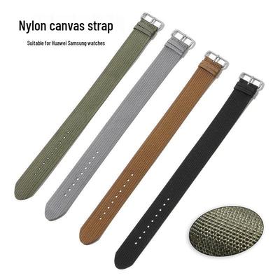 Cinturino NATO in Nylon Monopezzo per Orologi Huawei & Samsung - Cinturino Universale in Tela Smart 20mm/22mm