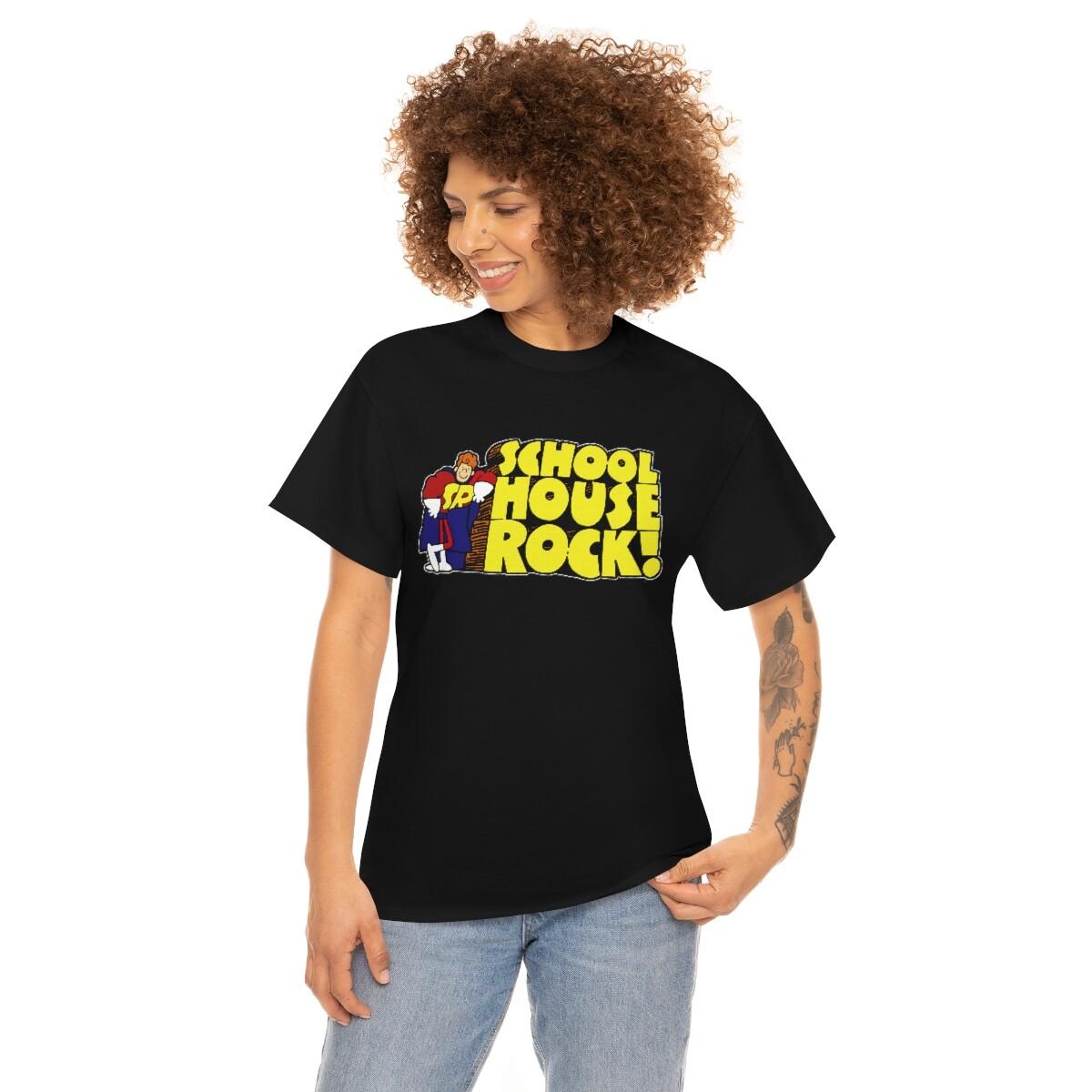 School House Rock retro 70s after school tv Unisex Heavy Cotton Tee XXXL