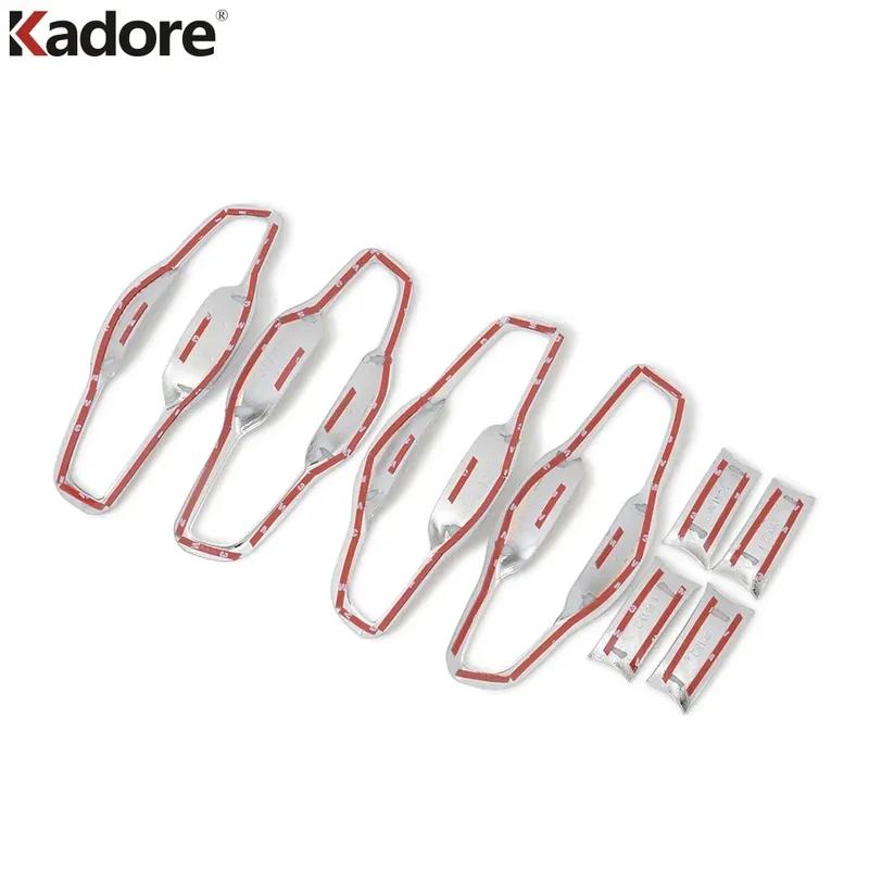 Side Door Handle Bowl Cover Trim For Honda  CRV CR-V 2017 2018     Chrome Car Exterior Accessories