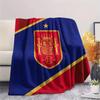 Spain National Football Team Flannel Blanket, High quality Comfortable for All Seasons, Home Decor, Warmth and Comfort