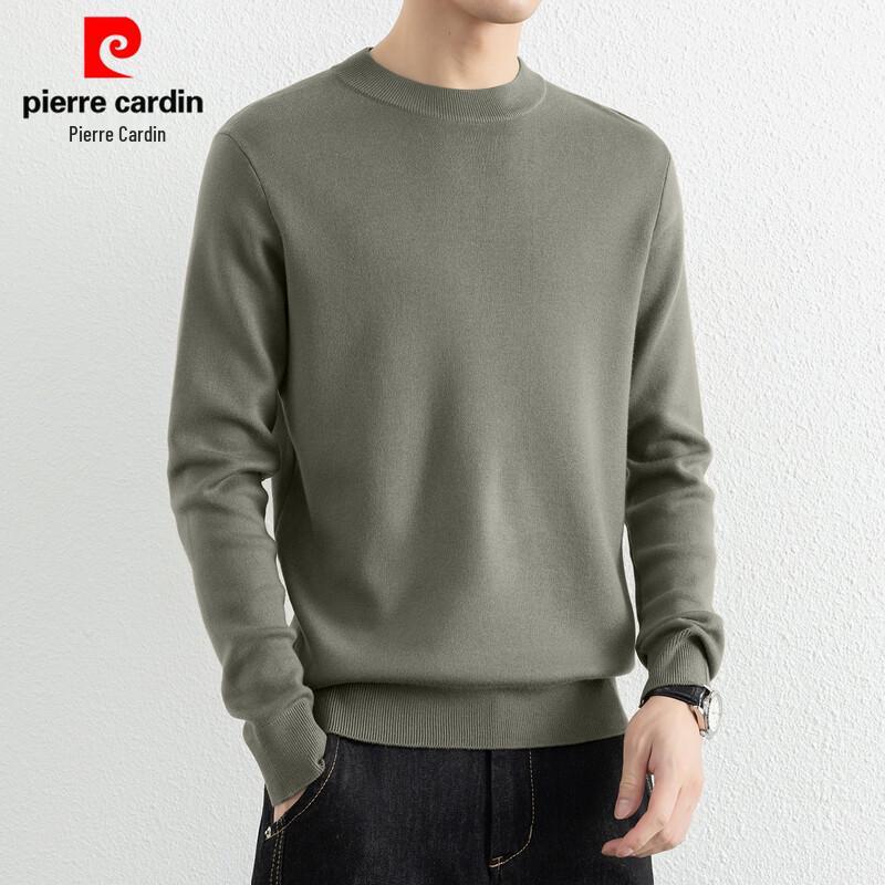 Pierre Cardin Men's Thickened Crew Neck Knit Sweater