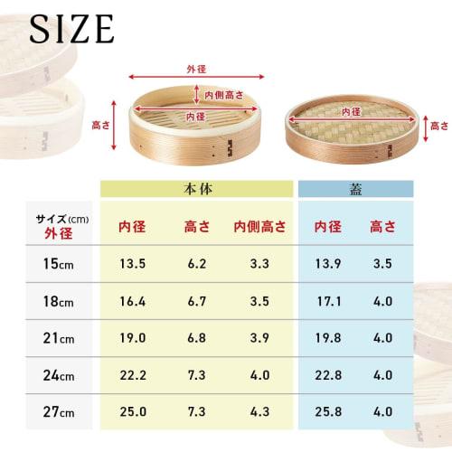 Thunder Group Steamer, 21cm, 2-Tier Set, Includes 20 Sheets, Made of Cedar, Bamboo, and Natural Wood, Perfect for Steaming Xiaolongbao (Steamed Pork B