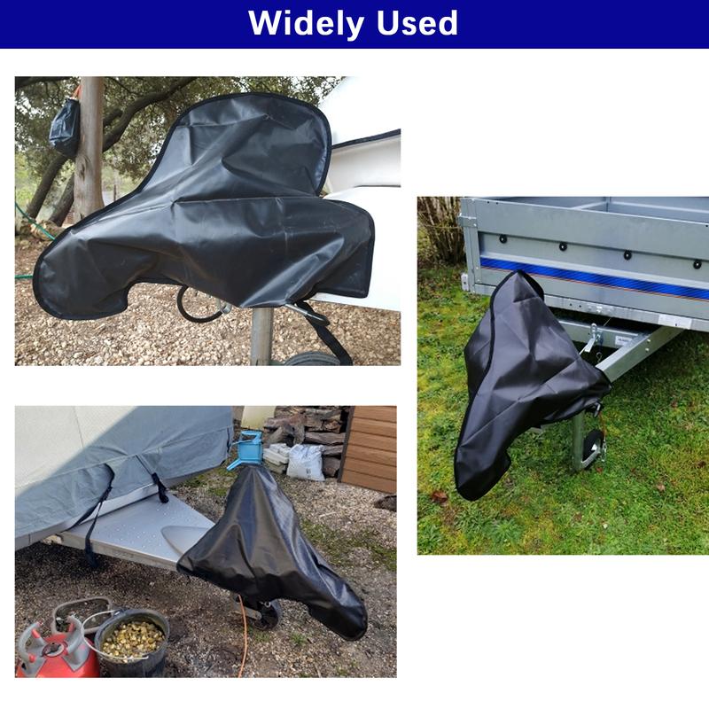 Universal PVC Trailer Caravan Towing Connector Hitch Cover Waterproof Dustproof Protector Rv Tow Ball Hitch Coupling Lock Cover