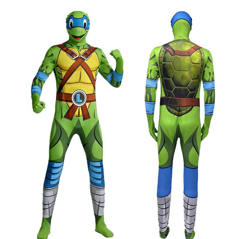 Teenage Mutant Ninja Turtles Cosplay Costume With Milk Silk Fabric For Halloween Party
