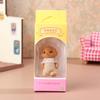 Cute Milo Poodle Dog Flocking Doll Action Figures Toy Kawaii Sylvanian Families Anime Figures Collectible Room Ornaments