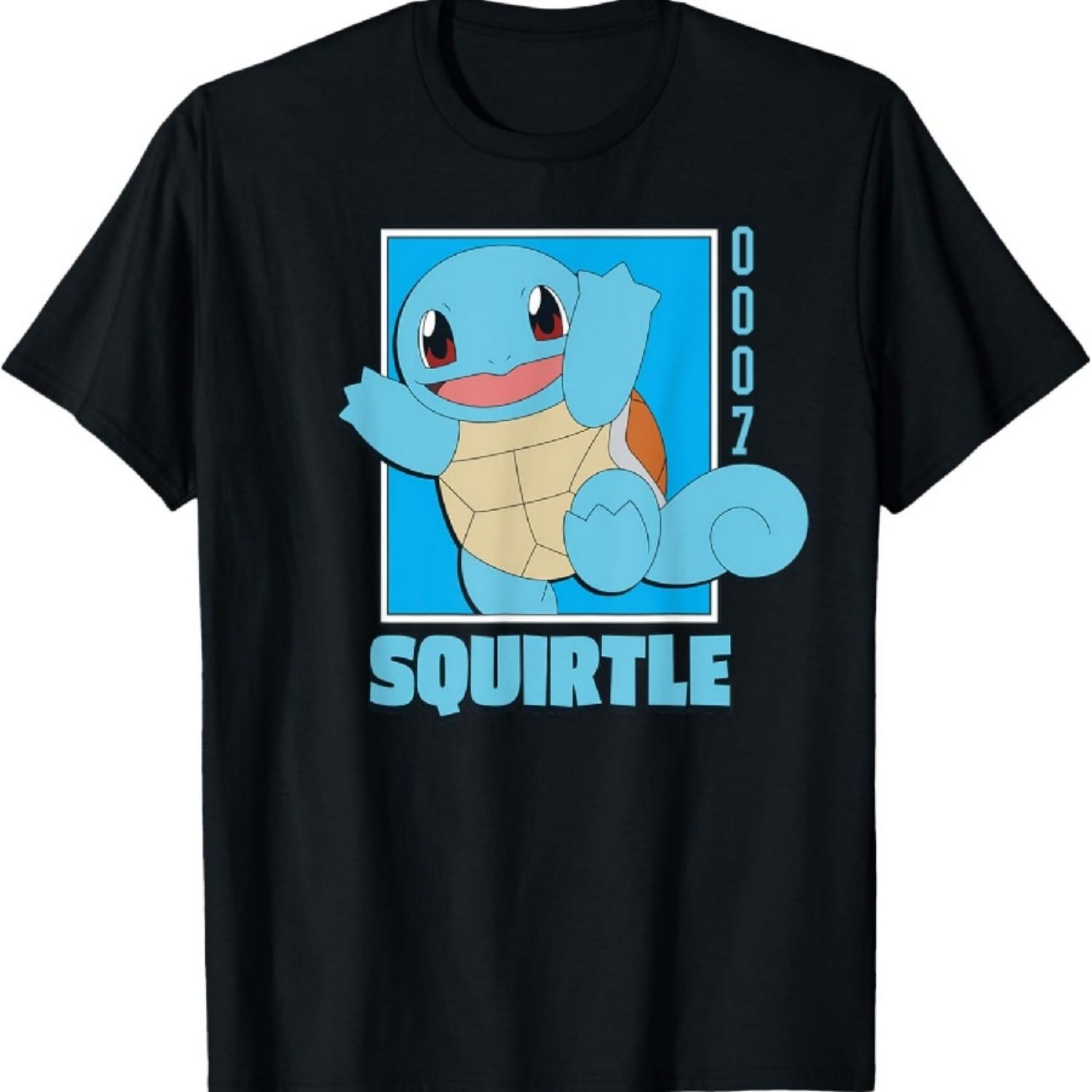 Pokémon - Squirtle 007 Character Box T-Shirt S чёрный