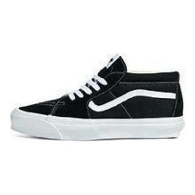Sk8-Mid Reissue 83 LX Black White Unisex Sneakers VN000CQQBA2