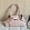 Soft Commuting Tote Bag Pleated Underarm Shoulder Bag Trendy Retro Women Handbag  Dating