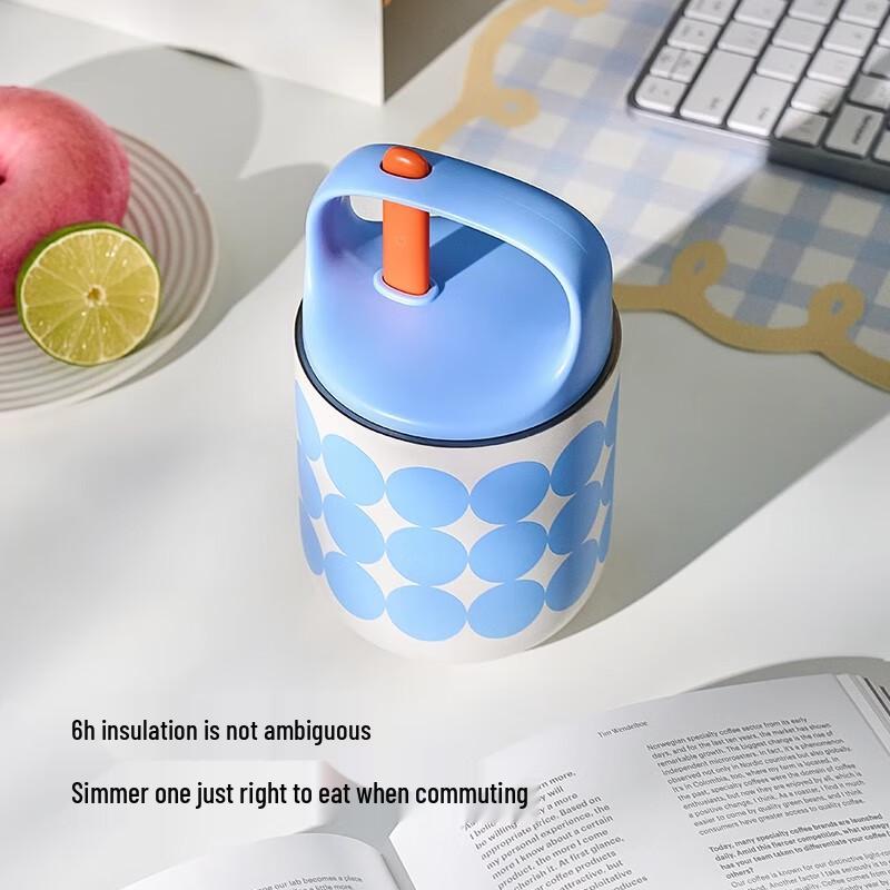Tasse isotherme portable pour le petit-déjeuner Chakolab avec cuillère
