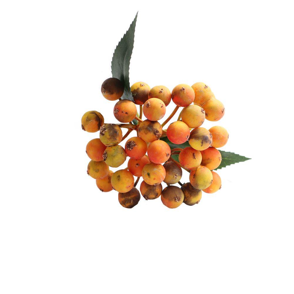 Christmas Wedding Decoration Red White Berries Mini Berry Spike Fake Flower Artificial Flowers Foam