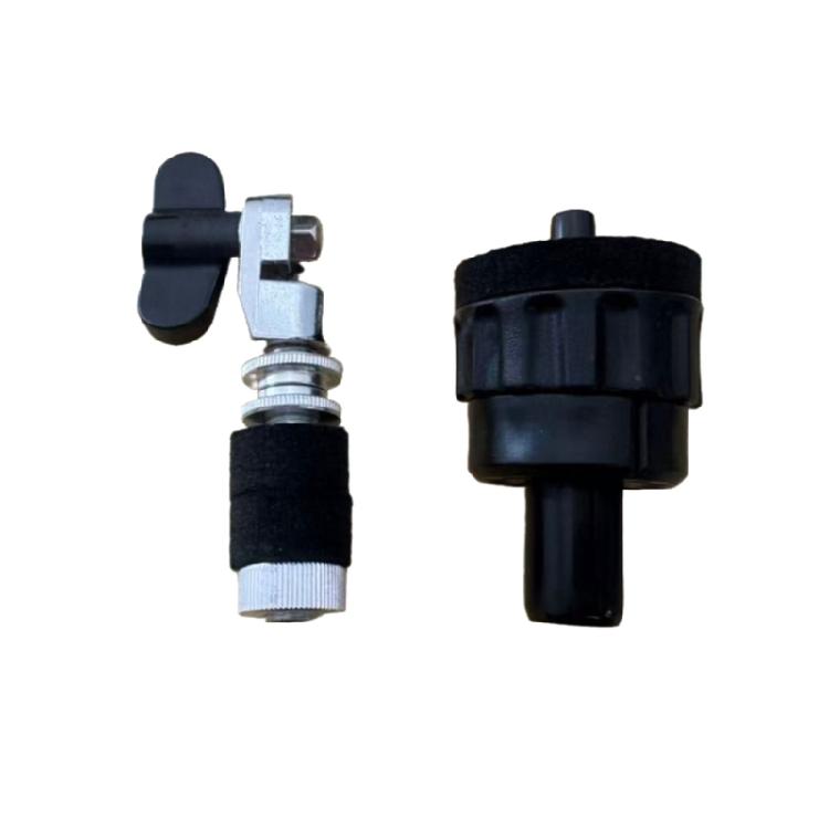 Pedal Clutch Jazz Drum Clutch Cymbal Stand Post Jazz Drum Parts Accessory Metal Silver Color Standard for Drum Cymbal