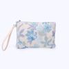 High-end sequined woven dinner bag New embroidery clutch bag Summer niche straw woven bag Fashion women's envelope bag
