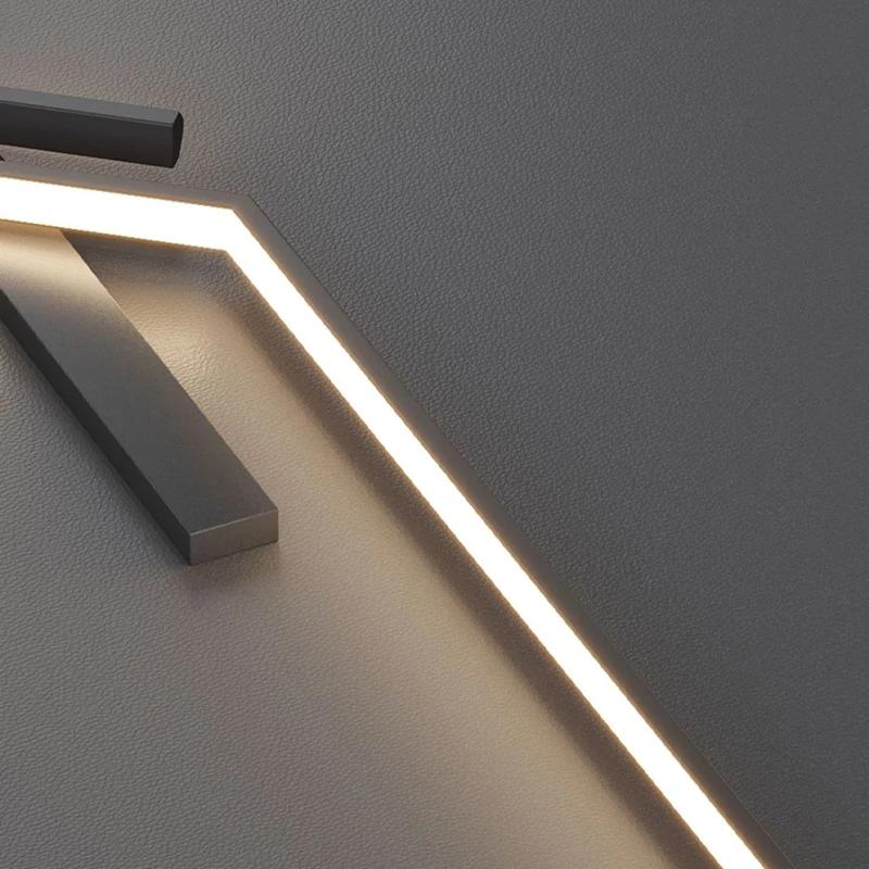 Modern LED Wall Lamp Minimalist Led 13W-18W Light Bedroom Bedside Long Strip Wall Sconces Living Room Home Indoor Lighting