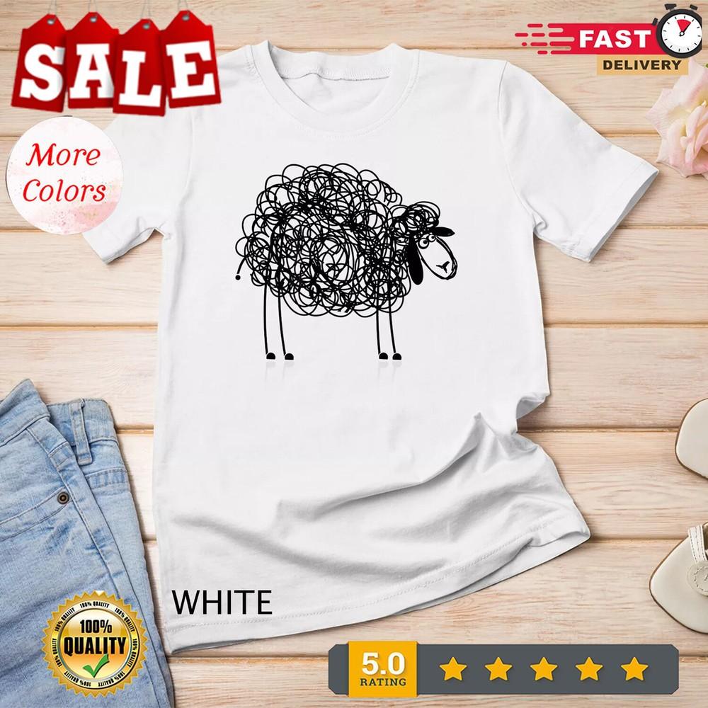 2025/Black Sheep Apparel Doodled With Texta T-Shirt Unisex T-shirt Unisex T-Shirt XL