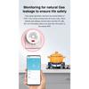 WIFI/zigbee Natural Gas Sensor Combustible Household Smart LPG Gas Alarm Detector Leakage Sensor Fire Safety Work with Tuya App