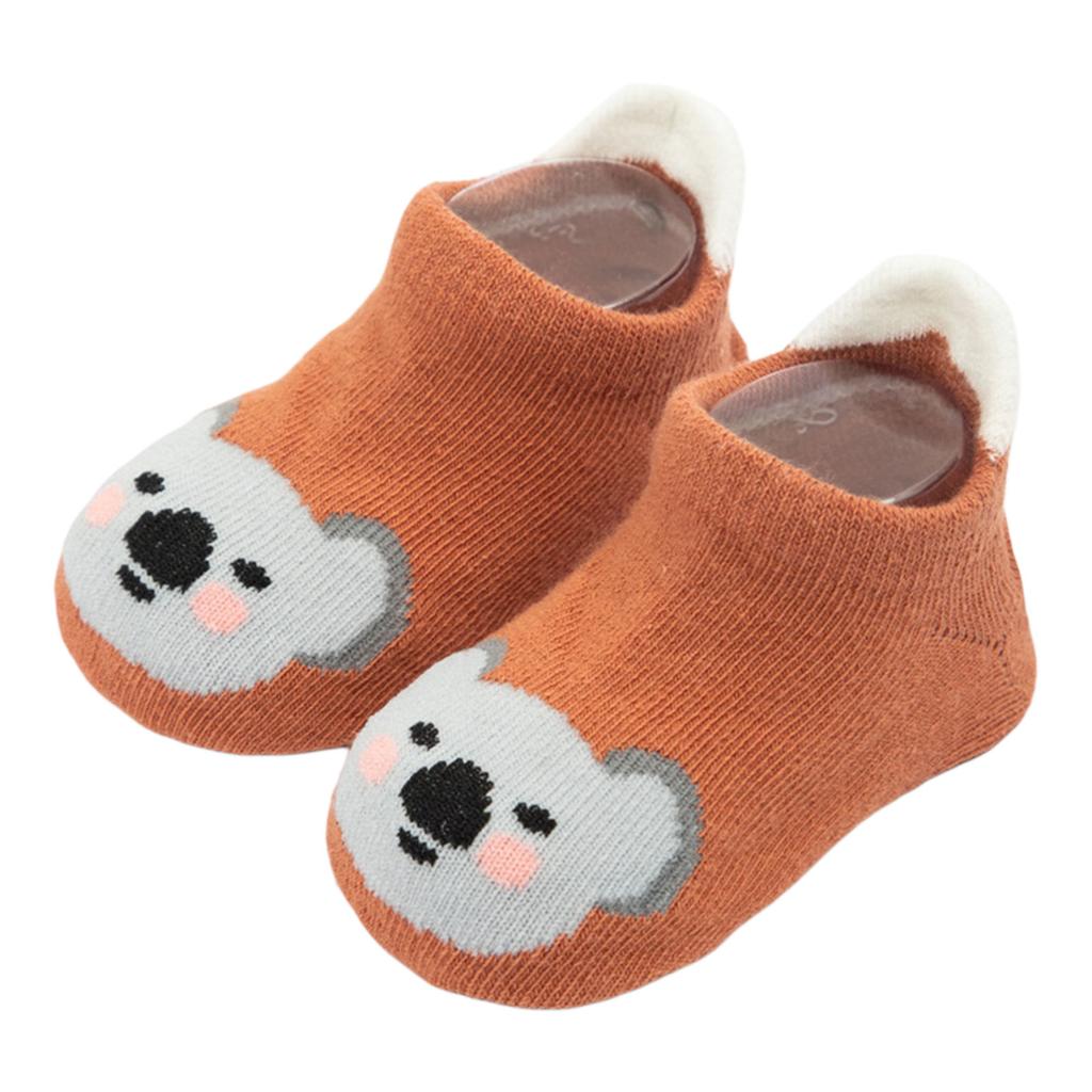 Citgeett Infant Newborn Baby Girl Boy Socks Anti Slip Short Socks Soles Spring Autumn Soft Cotton Socks