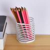Multipurpose Desktop Pen Cup Metal Spring Pen Organiser Stand with Anti Slip Base For Pens Pencil Marker Paint Brush