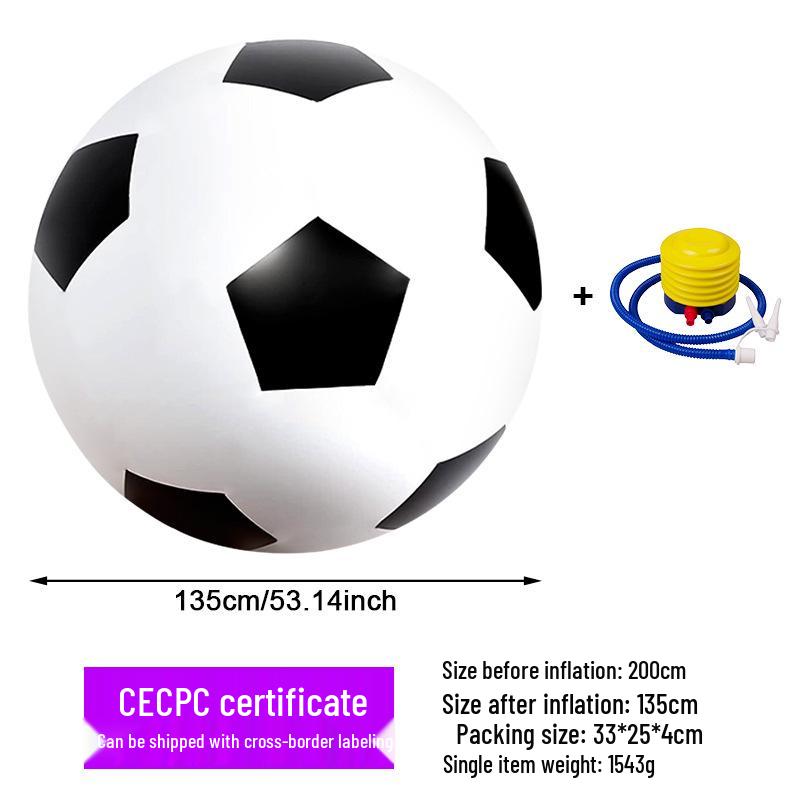 Eco-Friendly PVC Inflatable Colorful Football for Parent-Child Games