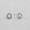 Damen Alltagsaccessoire Sari Cubic Blume Ohrstecker