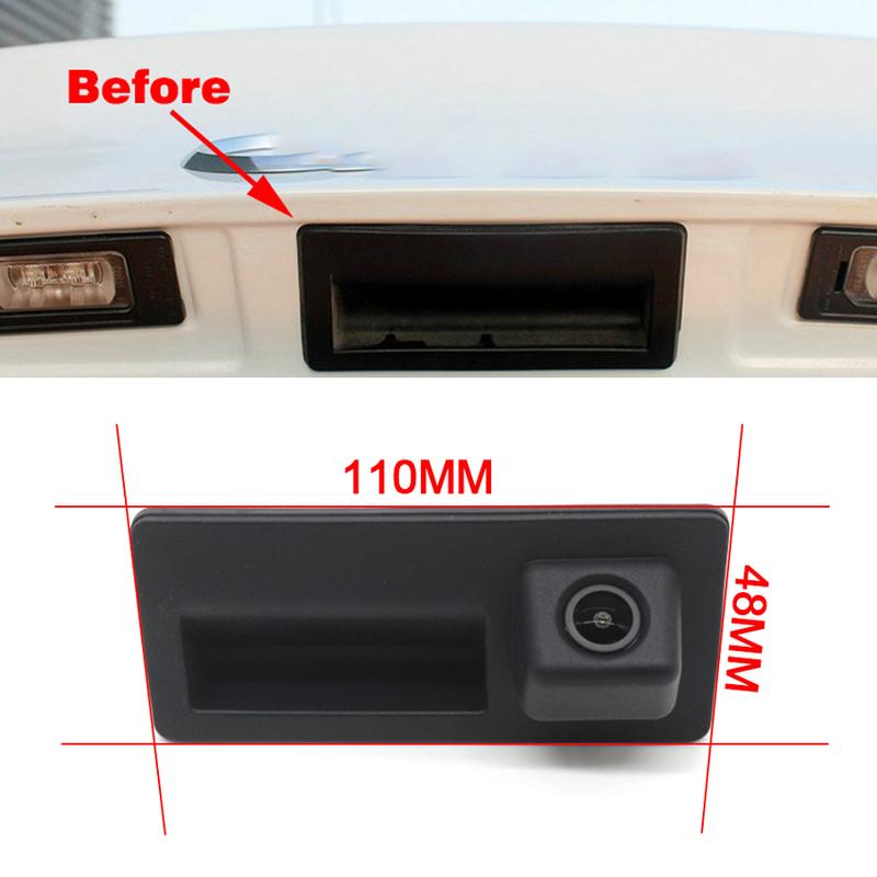 Car Trunk Handle Camera For Volkswagen For VW Passat Variat B6 B7 Wagon Sedan 2008~2015 CCD Night Visioin Rear View Camera
