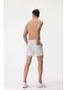 Solid Color Men's High-Elastic Cotton Running Shorts