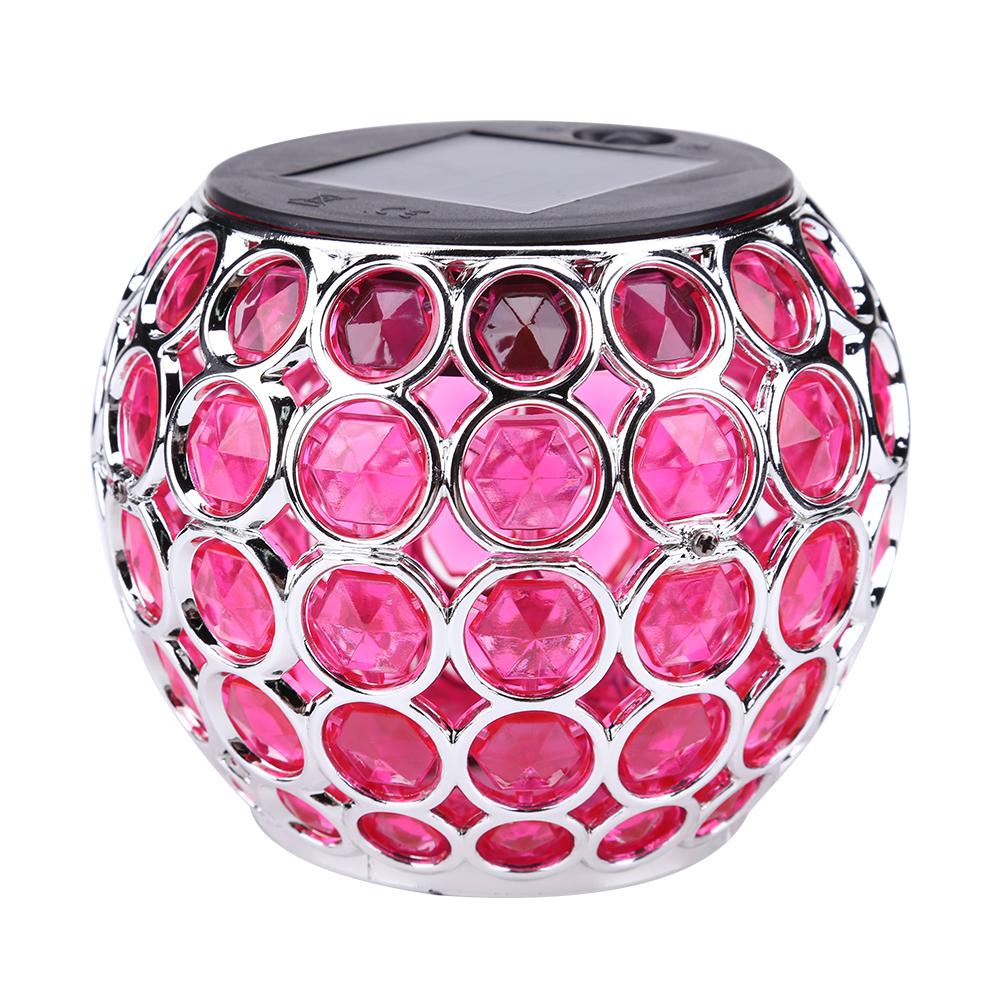 

LED Solar Hollow Garden Lawn Lamp Courtyard Landscape Decoration Lighting Lamp красный