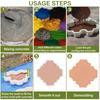 2026New Two-pack Upgraded Cement Stepping Stone Molds for Beautiful Concrete Paving Stones in Your Yard and Garden