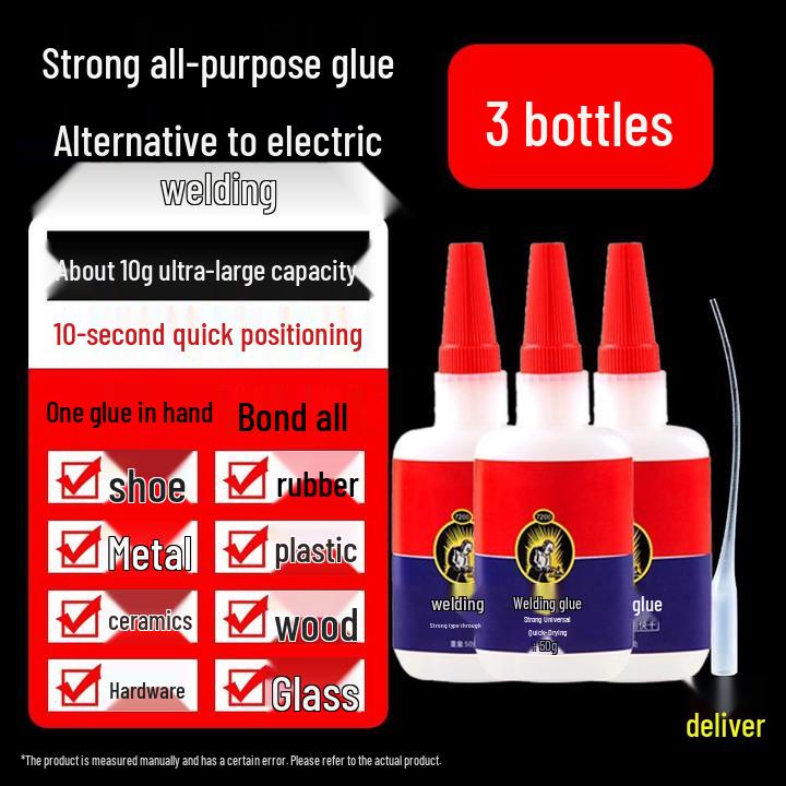 Universal Quick-Drying Waterproof Welding Glue: Strong Adhesive for Wood, Metal, and Plastic