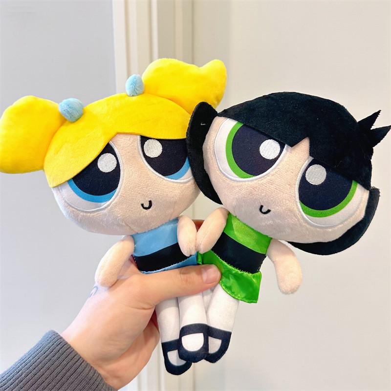 Entzückendes Powerpuff Girls Plüschtier Weiche Cartoon Blossom Bubbles Buttercup Puppe