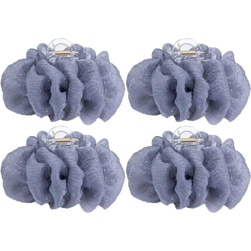 Super Fairy Mesh Cloud Hair Clip Woman Sweet Starry Shark Clip Fashion Hair Accessories